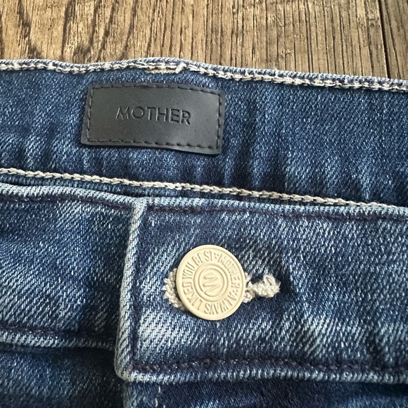 MOTHER Deep Blue Straight Jeans - Picture 6 of 8